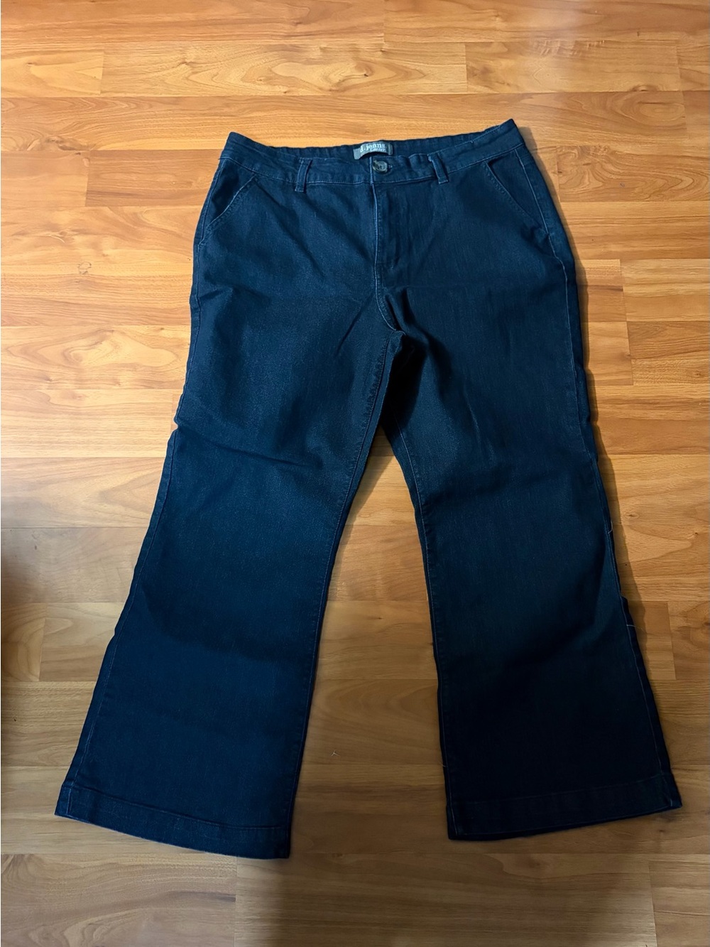 d. jeans Women's Navy Wide-Leg Jeans